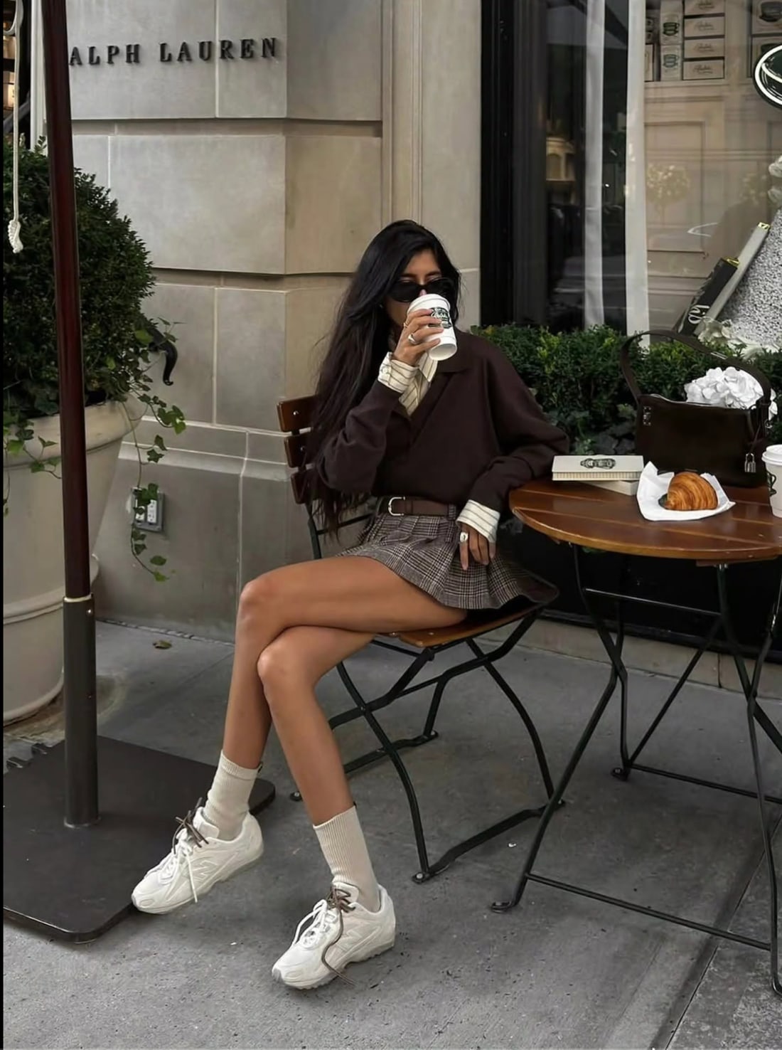 Off-duty tailoring look